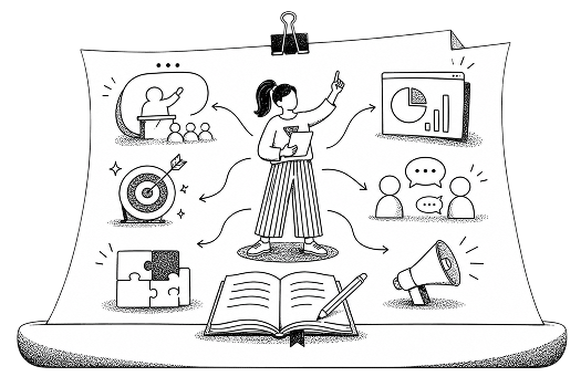 Storytelling outcomes illustration